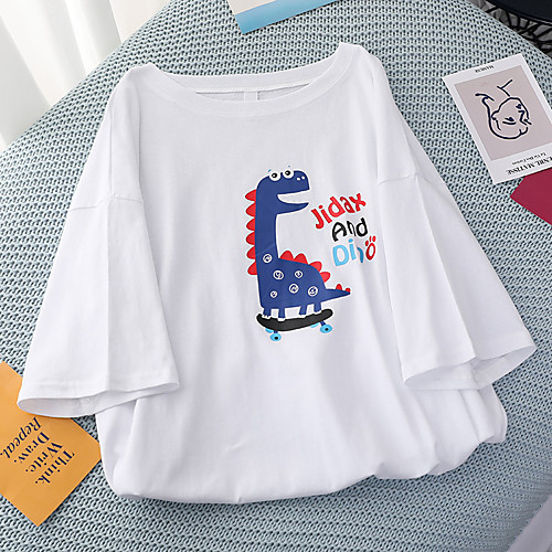 Women's Tee / T-shirt Pure Color Crew Neck Animal Patterned Sport Athleisure Top Short Sleeves Breathable Soft Comfortable Everyday Use Casual Daily Outdoor
Women's Tee / T-shirt Pure Color Crew Neck Animal Patterned Sport Athleisure Top Short Sleeves Breathable Soft Comfortable Everyday Use Casual Daily Outdoor