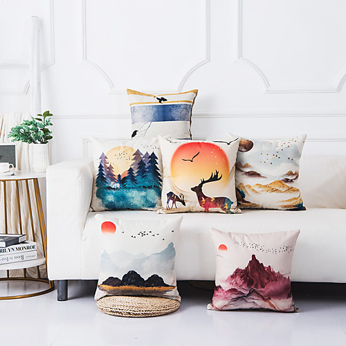 Double Side 1 Pc Color Block Cushion Cover Print 45x45cm Linen for Sofa Bedroom
Double Side 1 Pc Color Block Cushion Cover Print 45x45cm Linen for Sofa Bedroom
