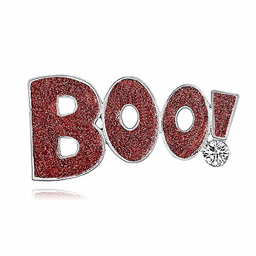 lauhonmin halloween brooches boo! rhinestone enamel unisex halloween brooch pin (red)
lauhonmin halloween brooches boo! rhinestone enamel unisex halloween brooch pin (red)