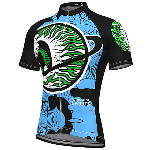 21Grams Men's Short Sleeve Cycling Jersey Spandex Blue Bike Top Mountain Bike MTB Road Bike Cycling Breathable Quick Dry Sports Clothing Apparel / Athleisure
21Grams Men's Short Sleeve Cycling Jersey Spandex Blue Bike Top Mountain Bike MTB Road Bike Cycling Breathable Quick Dry Sports Clothing Apparel / Athleisure