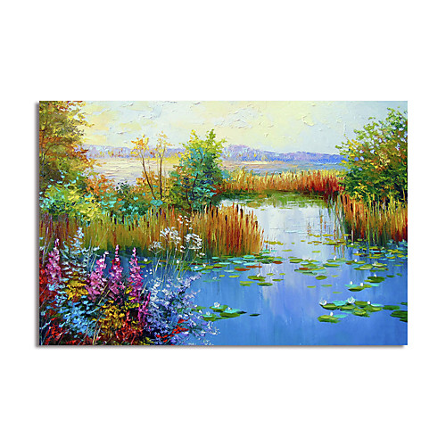 Oil Painting Hand Painted Horizontal Landscape Modern Rolled Canvas (No Frame)
Oil Painting Hand Painted Horizontal Landscape Modern Rolled Canvas (No Frame)