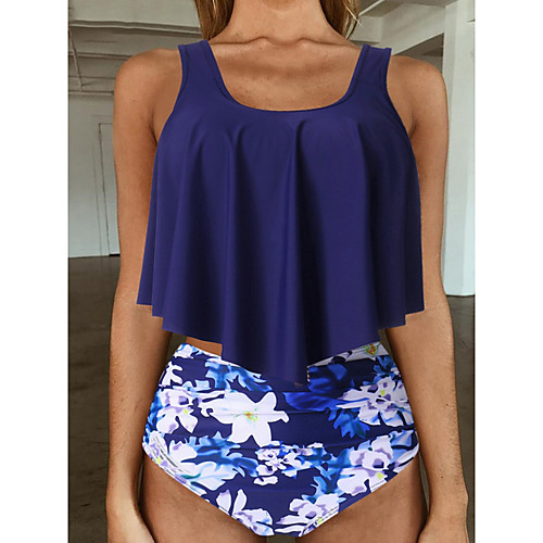 Women's Tankini 2 Piece Swimsuit Open Back Slim Floral Leopard White shirt Blue top Pink Flower Top Blue leaf top Snakeskin split Swimwear Padded Vest Scoop Neck Bathing Suits New Fashion Sexy
Women's Tankini 2 Piece Swimsuit Open Back Slim Floral Leopard White shirt Blue top Pink Flower Top Blue leaf top Snakeskin split Swimwear Padded Vest Scoop Neck Bathing Suits New Fashion Sexy