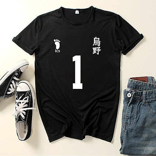 Inspired by Haikyuu Cosplay Cosplay Costume T-shirt Microfiber Graphic Prints Printing T-shirt For Men's / Women's
Inspired by Haikyuu Cosplay Cosplay Costume T-shirt Microfiber Graphic Prints Printing T-shirt For Men's / Women's