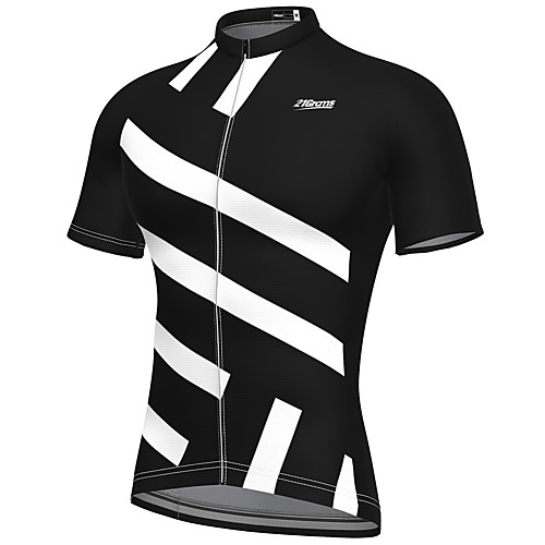 21Grams Men's Short Sleeve Cycling Jersey Spandex Black Stripes Bike Top Mountain Bike MTB Road Bike Cycling Breathable Quick Dry Sports Clothing Apparel / Athleisure
21Grams Men's Short Sleeve Cycling Jersey Spandex Black Stripes Bike Top Mountain Bike MTB Road Bike Cycling Breathable Quick Dry Sports Clothing Apparel / Athleisure