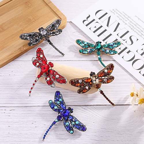 Women's Brooches Classic Dragonfly Elegant Brooch Jewelry Blue Red Green For Festival
Women's Brooches Classic Dragonfly Elegant Brooch Jewelry Blue Red Green For Festival