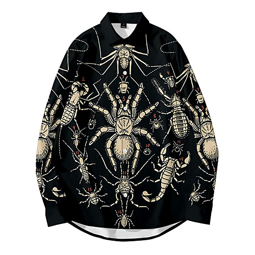 Men's Shirt 3D Print Animal Button-Down 3D Print Long Sleeve Daily Tops Casual Fashion Hawaiian Black
Men's Shirt 3D Print Animal Button-Down 3D Print Long Sleeve Daily Tops Casual Fashion Hawaiian Black