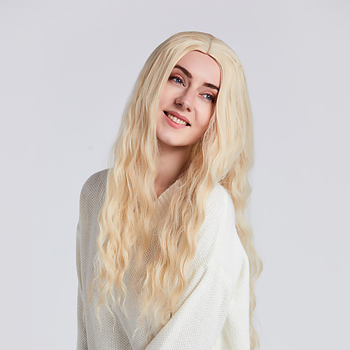 Curly Middle Part Synthetic Wigs Blonde Adjustable Heat Resistant Hair Wig 26 Inch
Curly Middle Part Synthetic Wigs Blonde Adjustable Heat Resistant Hair Wig 26 Inch