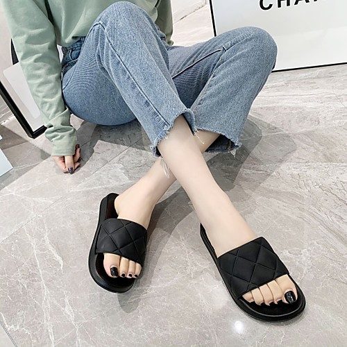 Women's Slippers & Flip-Flops Flat Heel Round Toe PU Synthetics White Black Orange
Women's Slippers & Flip-Flops Flat Heel Round Toe PU Synthetics White Black Orange