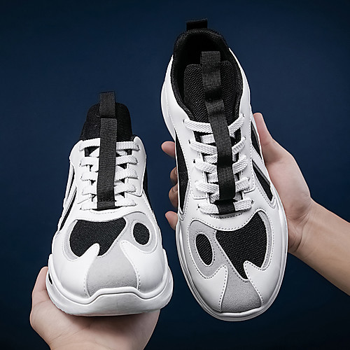 Men's Trainers Athletic Shoes Sporty Casual Daily Outdoor Running Shoes Basketball Shoes Elastic Fabric Tissage Volant Breathable Non-slipping Wear Proof Black and White White / Blue White / Green
Men's Trainers Athletic Shoes Sporty Casual Daily Outdoor Running Shoes Basketball Shoes Elastic Fabric Tissage Volant Breathable Non-slipping Wear Proof Black and White White / Blue White / Green