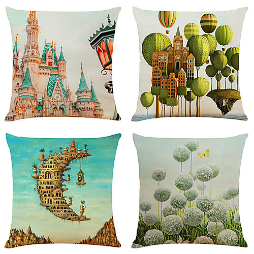 4 pcs Linen Pillow Cover, 3D Simple Classic Square Zipper Traditional Classic
4 pcs Linen Pillow Cover, 3D Simple Classic Square Zipper Traditional Classic