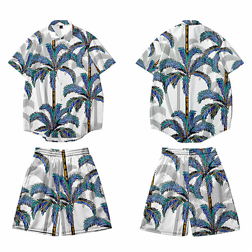 Men's Shirt 3D Print Graphic 3D Button-Down 3D Print Short Sleeve Casual Tops Casual Hawaiian White
Men's Shirt 3D Print Graphic 3D Button-Down 3D Print Short Sleeve Casual Tops Casual Hawaiian White