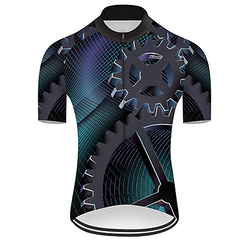 21Grams Men's Short Sleeve Cycling Jersey Spandex Blue / Black Black Red Gear Bike Jersey Mountain Bike MTB Road Bike Cycling Sports Clothing Apparel / Stretchy / Athleisure
21Grams Men's Short Sleeve Cycling Jersey Spandex Blue / Black Black Red Gear Bike Jersey Mountain Bike MTB Road Bike Cycling Sports Clothing Apparel / Stretchy / Athleisure