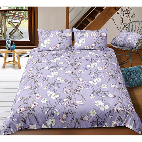 Floral 3-Piece Duvet Cover Set Hotel Bedding Sets Comforter Cover with Soft Lightweight Microfiber, Include 1 Duvet Cover, 2 Pillowcases for Double/Queen/King(1 Pillowcase for Twin/Single)
Floral 3-Piece Duvet Cover Set Hotel Bedding Sets Comforter Cover with Soft Lightweight Microfiber, Include 1 Duvet Cover, 2 Pillowcases for Double/Queen/King(1 Pillowcase for Twin/Single)