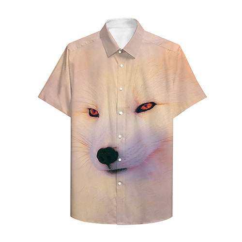 Men's Shirt Other Prints Graphic Animal Button-Down Print Short Sleeve Daily Tops Fashion Classic Beige
Men's Shirt Other Prints Graphic Animal Button-Down Print Short Sleeve Daily Tops Fashion Classic Beige