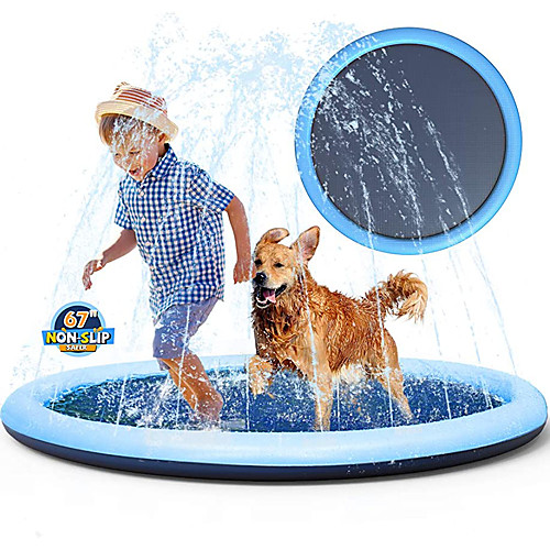Sprinkle Splash Play Mat Inflatable Splash Pad Sprinkler PVC / Vinyl Water fun Outdoor Summer 67 Inch Boys and Girls Kid's
Sprinkle Splash Play Mat Inflatable Splash Pad Sprinkler PVC / Vinyl Water fun Outdoor Summer 67 Inch Boys and Girls Kid's