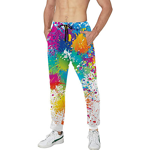 Men's Casual Athleisure Daily Sports Jogger Pants Sweatpants Pants Graffiti Full Length Drawstring Pocket 3D Print Rainbow
Men's Casual Athleisure Daily Sports Jogger Pants Sweatpants Pants Graffiti Full Length Drawstring Pocket 3D Print Rainbow