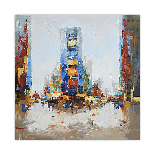 Oil Painting Hand Painted Square Abstract Landscape Modern Rolled Canvas (No Frame)
Oil Painting Hand Painted Square Abstract Landscape Modern Rolled Canvas (No Frame)
