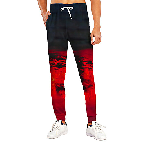 Men's Sporty Casual / Sporty Breathable Quick Dry Sports Daily Holiday Pants Sweatpants Trousers Pants Graphic Graphic Prints Full Length Print Black
Men's Sporty Casual / Sporty Breathable Quick Dry Sports Daily Holiday Pants Sweatpants Trousers Pants Graphic Graphic Prints Full Length Print Black