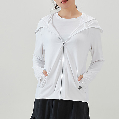Women's Hoodie Jacket Hiking Skin Jacket Hiking Windbreaker Outdoor Solid Color Waterproof Lightweight UV Sun Protection Windproof Jacket Hoodie Top Elastane Full Zip Hunting Fishing Climbing White
Women's Hoodie Jacket Hiking Skin Jacket Hiking Windbreaker Outdoor Solid Color Waterproof Lightweight UV Sun Protection Windproof Jacket Hoodie Top Elastane Full Zip Hunting Fishing Climbing White