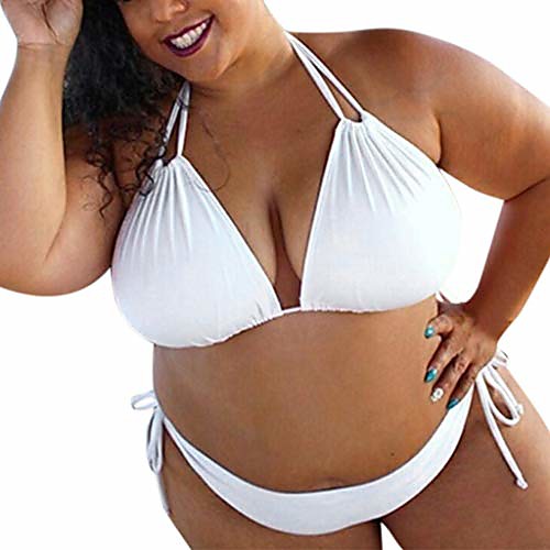 xuejin womens plus size bathing suits swim bottoms padded halter bandage bikini two piece swimsuits white
xuejin womens plus size bathing suits swim bottoms padded halter bandage bikini two piece swimsuits white