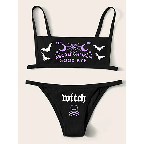 Women's Bikini 2 Piece Swimsuit Open Back Slim Color Block Geometric Black Purple Red Swimwear Padded Crop Top Strap Bathing Suits New Fashion Sexy
Women's Bikini 2 Piece Swimsuit Open Back Slim Color Block Geometric Black Purple Red Swimwear Padded Crop Top Strap Bathing Suits New Fashion Sexy