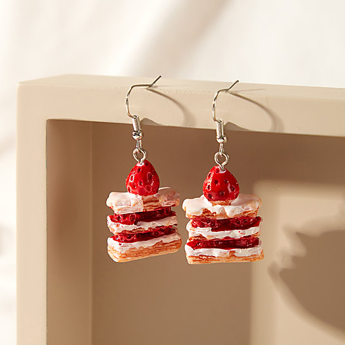 Women's Drop Earrings Earrings Strawberry Fashion Sweet Resin Earrings Jewelry Red For Date Vacation Birthday 1 Pair
Women's Drop Earrings Earrings Strawberry Fashion Sweet Resin Earrings Jewelry Red For Date Vacation Birthday 1 Pair