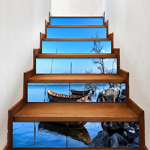 Creative 3d Staircase Sticker Lugu Lake Boat Decoration Home Sticker Waterproof 3D Stereo Wall Sticker
Creative 3d Staircase Sticker Lugu Lake Boat Decoration Home Sticker Waterproof 3D Stereo Wall Sticker