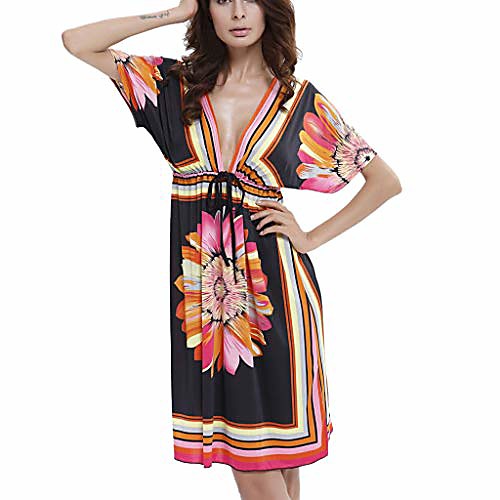 greatestpak womens 2019 new v-neck sexy slim fashion flower print long sleeve beach dresses black
greatestpak womens 2019 new v-neck sexy slim fashion flower print long sleeve beach dresses black