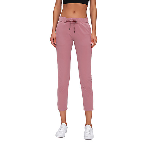 Women's Yoga Pants Side Pockets Drawstring Capris Breathable Quick Dry Solid Color Pink Spandex Yoga Fitness Gym Workout Sports Activewear Stretchy / Athletic / Athleisure
Women's Yoga Pants Side Pockets Drawstring Capris Breathable Quick Dry Solid Color Pink Spandex Yoga Fitness Gym Workout Sports Activewear Stretchy / Athletic / Athleisure