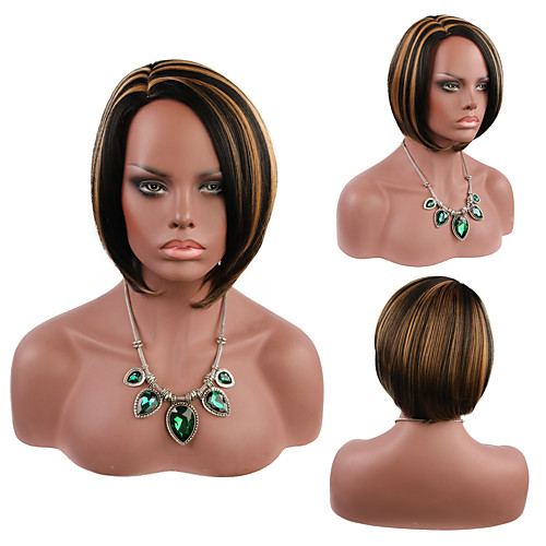 Synthetic Wig Natural Straight Side Part Wig Short Black / Brown Synthetic Hair Women's Cosplay Party Fashion Black Brown
Synthetic Wig Natural Straight Side Part Wig Short Black / Brown Synthetic Hair Women's Cosplay Party Fashion Black Brown