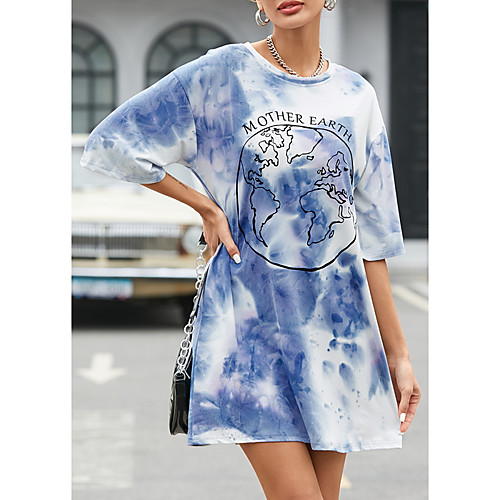 Women's A Line Dress Short Mini Dress Pink Pink purple Blue Half Sleeve Tie Dye Patchwork Print Fall Summer Round Neck Elegant Casual 2021 S M L XL XXL
Women's A Line Dress Short Mini Dress Pink Pink purple Blue Half Sleeve Tie Dye Patchwork Print Fall Summer Round Neck Elegant Casual 2021 S M L XL XXL
