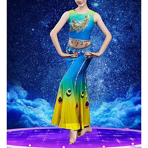 Belly Dance Traditional & Cultural Wear Skirts Embroidery Paillette Women's Training Performance Sleeveless High Chiffon
Belly Dance Traditional & Cultural Wear Skirts Embroidery Paillette Women's Training Performance Sleeveless High Chiffon
