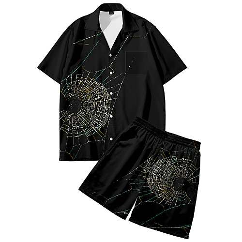 Men's Shirt Suits 3D Print Spider Animal Button-Down 3D Print Short Sleeve Daily Tops Casual Fashion Breathable Black
Men's Shirt Suits 3D Print Spider Animal Button-Down 3D Print Short Sleeve Daily Tops Casual Fashion Breathable Black