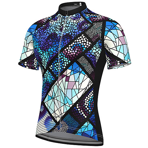 21Grams Men's Short Sleeve Cycling Jersey Spandex Blue Bike Top Mountain Bike MTB Road Bike Cycling Breathable Quick Dry Sports Clothing Apparel / Athleisure
21Grams Men's Short Sleeve Cycling Jersey Spandex Blue Bike Top Mountain Bike MTB Road Bike Cycling Breathable Quick Dry Sports Clothing Apparel / Athleisure