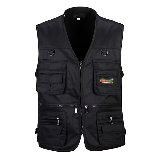 Men's Hunting Gilet Outdoor Breathable Wearable Comfortable Multi-Pockets Spring Summer Solid Colored Cotton Black Red Army Green
Men's Hunting Gilet Outdoor Breathable Wearable Comfortable Multi-Pockets Spring Summer Solid Colored Cotton Black Red Army Green