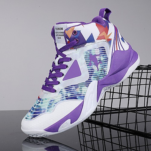 Unisex Trainers Athletic Shoes Flat Heel Round Toe Booties Ankle Boots Rubber Lace-up Color Block White / Blue White / Purple Purple / Booties / Ankle Boots
Unisex Trainers Athletic Shoes Flat Heel Round Toe Booties Ankle Boots Rubber Lace-up Color Block White / Blue White / Purple Purple / Booties / Ankle Boots