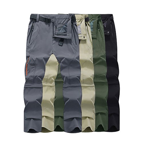Men's Hiking Pants Trousers Hiking Shorts Convertible Pants / Zip Off Pants Solid Color Outdoor Lightweight Windproof Breathable Comfort Pants / Trousers Cargo Pants Bottoms Black Army Green Dark
Men's Hiking Pants Trousers Hiking Shorts Convertible Pants / Zip Off Pants Solid Color Outdoor Lightweight Windproof Breathable Comfort Pants / Trousers Cargo Pants Bottoms Black Army Green Dark