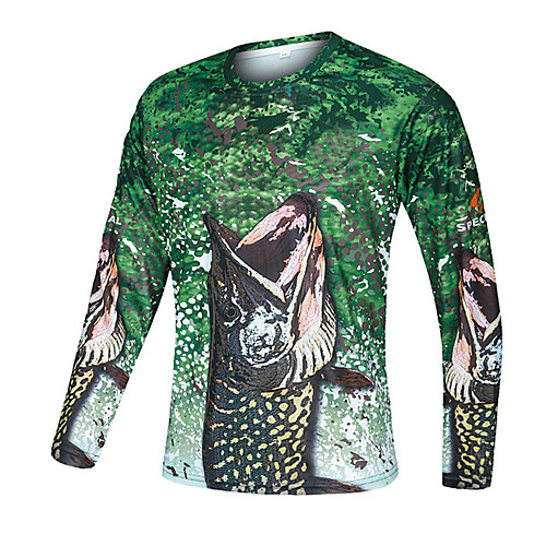 Women's Men's Fishing Shirt Outdoor UPF50 Quick Dry Lightweight Breathable Top Spring Summer Athleisure Fishing Camping & Hiking Green / Long Sleeve / Stretchy
Women's Men's Fishing Shirt Outdoor UPF50 Quick Dry Lightweight Breathable Top Spring Summer Athleisure Fishing Camping & Hiking Green / Long Sleeve / Stretchy