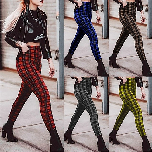 Women's Classic Style Vintage Comfort Outdoor Daily Going out Skinny Chinos Pants Plaid Checkered Simple Ankle-Length Classic Pocket Blue Red Yellow Grey Brown
Women's Classic Style Vintage Comfort Outdoor Daily Going out Skinny Chinos Pants Plaid Checkered Simple Ankle-Length Classic Pocket Blue Red Yellow Grey Brown