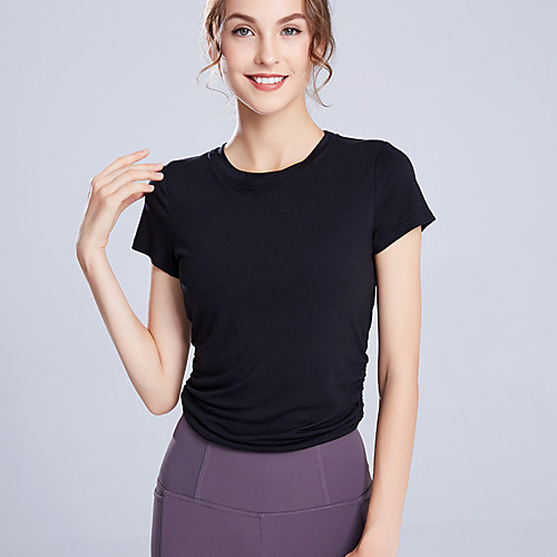Women's Short Sleeve Running Shirt Tee Tshirt Top Athletic Athleisure Breathable Quick Dry Moisture Wicking Yoga Fitness Running Jogging Training Sportswear Solid Colored Normal White Black Red
Women's Short Sleeve Running Shirt Tee Tshirt Top Athletic Athleisure Breathable Quick Dry Moisture Wicking Yoga Fitness Running Jogging Training Sportswear Solid Colored Normal White Black Red