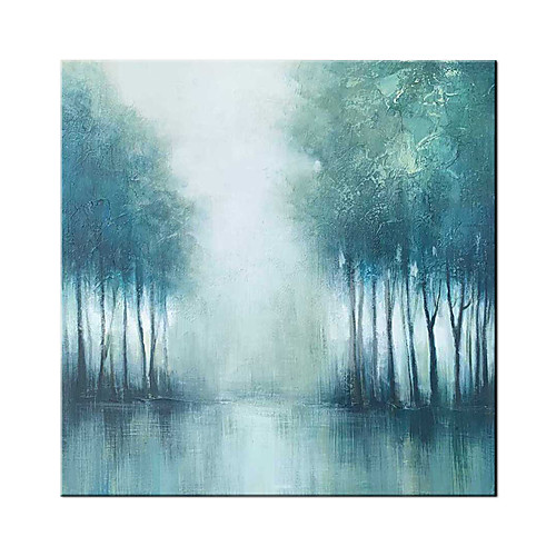 Oil Painting Hand Painted Square Abstract Landscape Modern Rolled Canvas (No Frame)
Oil Painting Hand Painted Square Abstract Landscape Modern Rolled Canvas (No Frame)
