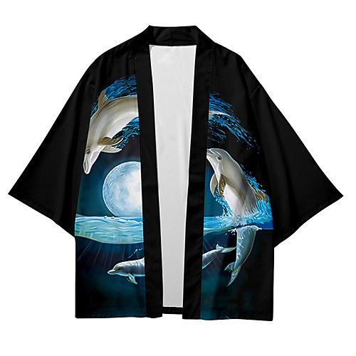 Men's Shirt 3D Print Fish Animal 3D Print Short Sleeve Daily Tops Casual Fashion Hawaiian Black
Men's Shirt 3D Print Fish Animal 3D Print Short Sleeve Daily Tops Casual Fashion Hawaiian Black
