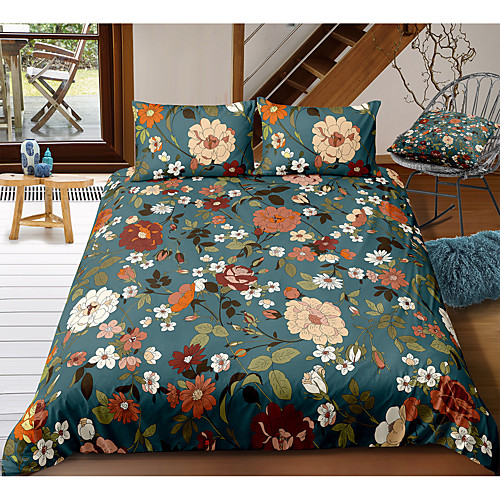 Flower 3-Piece Duvet Cover Set Hotel Bedding Sets Comforter Cover with Soft Lightweight Microfiber, Include 1 Duvet Cover, 2 Pillowcases for Double/Queen/King(1 Pillowcase for Twin/Single)
Flower 3-Piece Duvet Cover Set Hotel Bedding Sets Comforter Cover with Soft Lightweight Microfiber, Include 1 Duvet Cover, 2 Pillowcases for Double/Queen/King(1 Pillowcase for Twin/Single)