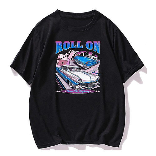 Men's Unisex T shirt Hot Stamping Graphic Prints Car Plus Size Print Short Sleeve Casual Tops 100% Cotton Basic Casual Fashion Black
Men's Unisex T shirt Hot Stamping Graphic Prints Car Plus Size Print Short Sleeve Casual Tops 100% Cotton Basic Casual Fashion Black