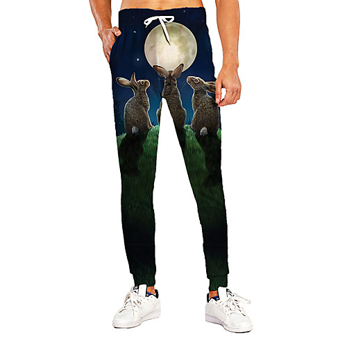 Men's Novelty Casual / Sporty Outdoor Sports Daily Holiday Pants Chinos Pants Graphic Prints Rabbit / Bunny Animal Full Length Print Black
Men's Novelty Casual / Sporty Outdoor Sports Daily Holiday Pants Chinos Pants Graphic Prints Rabbit / Bunny Animal Full Length Print Black