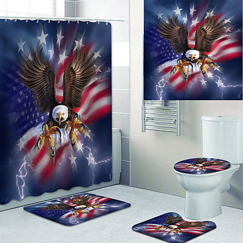 Bathroom Shower Curtains & Hooks Rainbow Neoclassical Polyester Waterproof
Bathroom Shower Curtains & Hooks Rainbow Neoclassical Polyester Waterproof