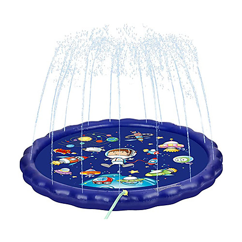 Sprinkle Splash Play Mat Inflatable Splash Pad Sprinkler PVC / Vinyl Space Water fun Outdoor Summer 68 Inch Boys and Girls Kid's
Sprinkle Splash Play Mat Inflatable Splash Pad Sprinkler PVC / Vinyl Space Water fun Outdoor Summer 68 Inch Boys and Girls Kid's