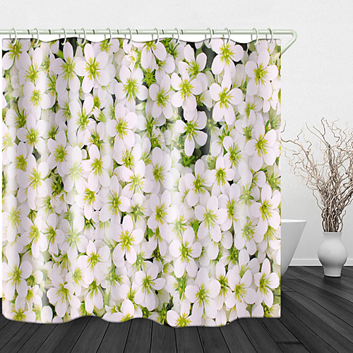 Beautiful Fresh Flowers Print Waterproof Fabric Shower Curtain for Bathroom Home Decor Covered Bathtub Curtains Liner Includes with Hooks
Beautiful Fresh Flowers Print Waterproof Fabric Shower Curtain for Bathroom Home Decor Covered Bathtub Curtains Liner Includes with Hooks