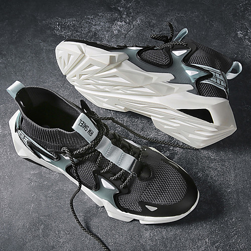 Men's Trainers Athletic Shoes Sporty Casual Daily Outdoor Running Shoes Basketball Shoes Elastic Fabric Tissage Volant Breathable Non-slipping Wear Proof White Black Gray Spring Summer
Men's Trainers Athletic Shoes Sporty Casual Daily Outdoor Running Shoes Basketball Shoes Elastic Fabric Tissage Volant Breathable Non-slipping Wear Proof White Black Gray Spring Summer