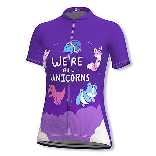 21Grams Women's Short Sleeve Cycling Jersey Spandex Purple Bike Top Mountain Bike MTB Road Bike Cycling Breathable Sports Clothing Apparel / Stretchy / Athleisure
21Grams Women's Short Sleeve Cycling Jersey Spandex Purple Bike Top Mountain Bike MTB Road Bike Cycling Breathable Sports Clothing Apparel / Stretchy / Athleisure